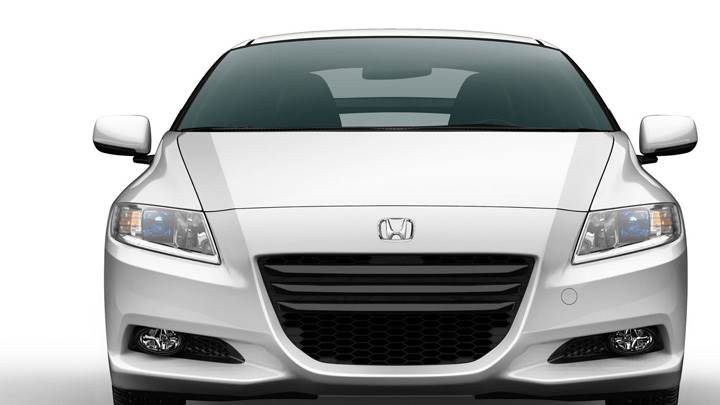 Front Pose Of 2011 Honda CR-Z Sport Hybrid Coupe In White